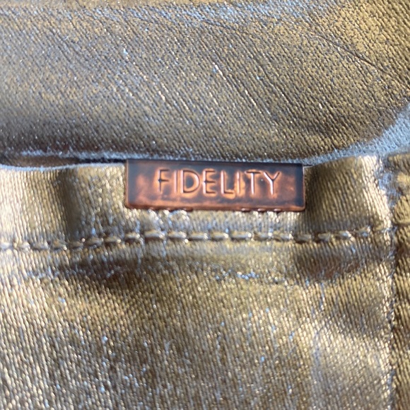 Fidelity Copper Coated Stretch Denim, Prototype, NWT - Picture 10 of 11